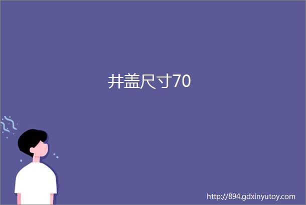 井盖尺寸70