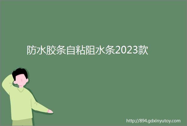 防水胶条自粘阻水条2023款